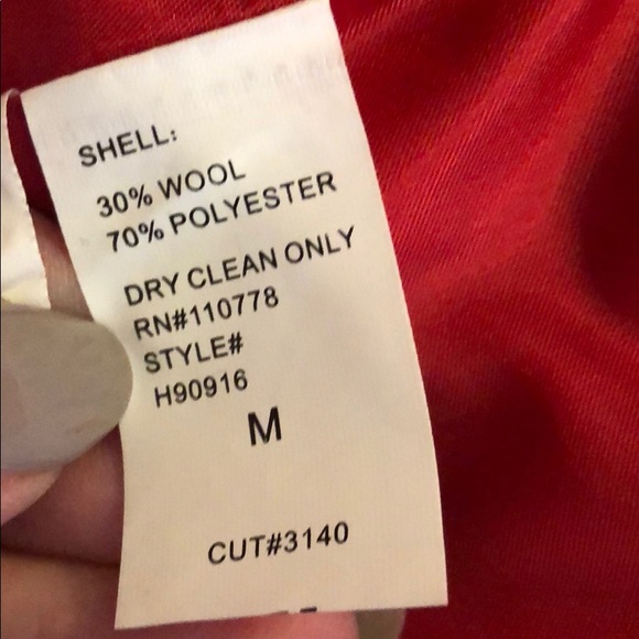 Vintage Retro Style Wool Coat - Picture 6 of 6